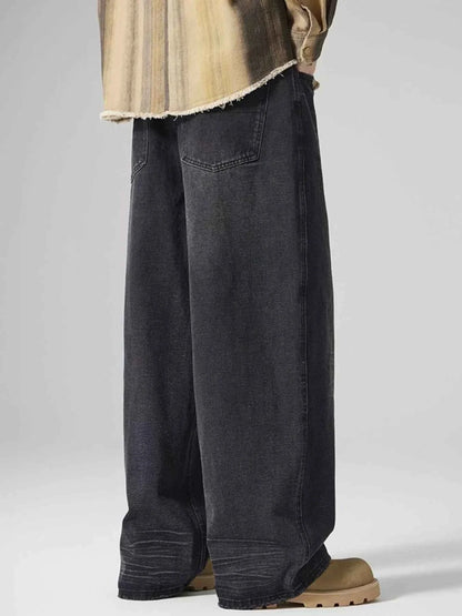 Men's Vintage Wash Loose Fit Jeans