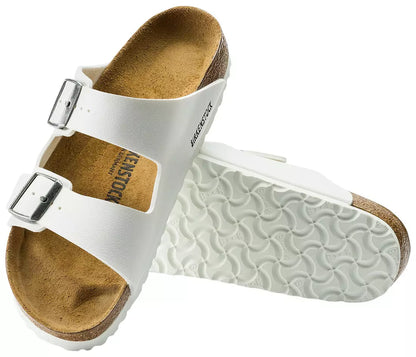 Birkenstock Arizona Women's Birko-Flor White Standard Width