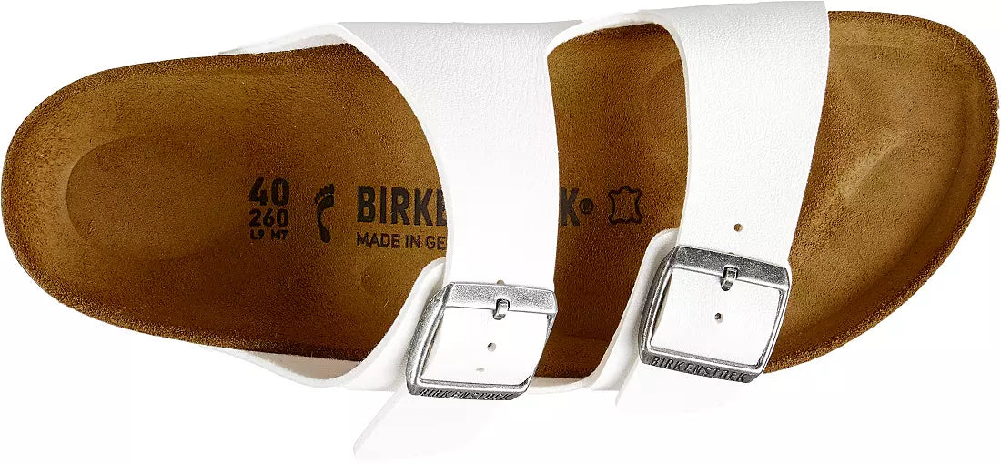 Birkenstock Arizona Women's Birko-Flor White Standard Width