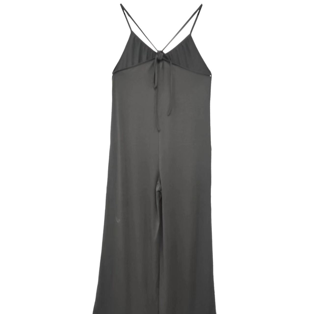 Women’s Pleated Chest Cross-Strap Jumpsuit