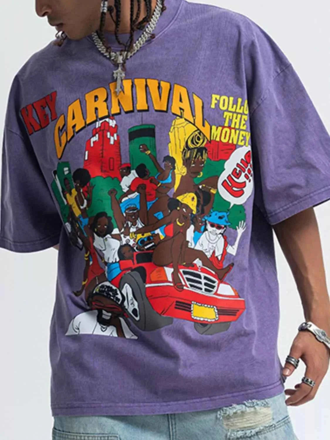 Men's Printed Half Sleeve Graphic T-Shirt