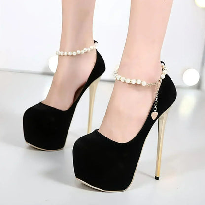 High Heel Platform Pumps - Comfort Stilettos - Work to Party Shoes