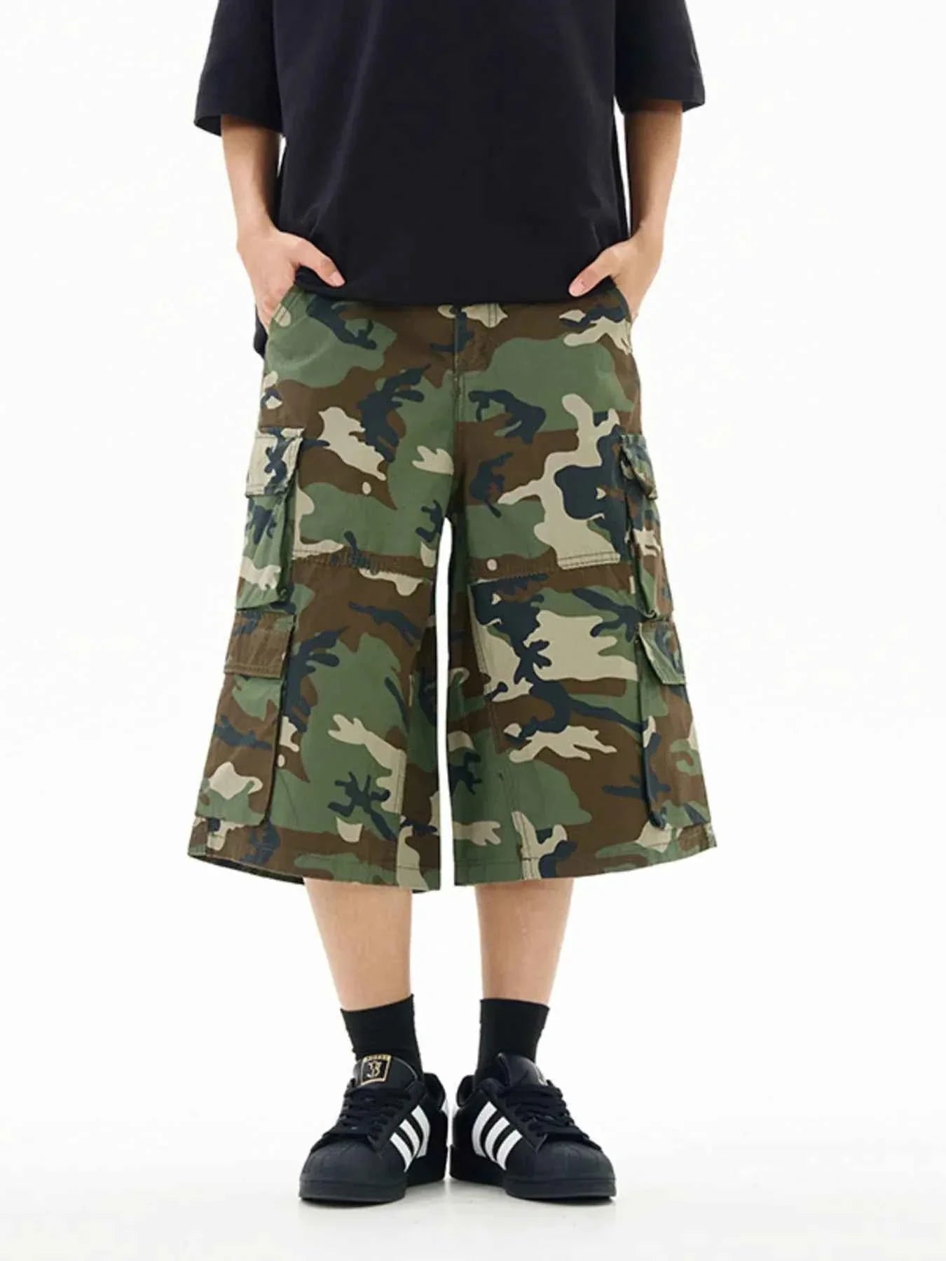 Men's Relaxed Fit Camo Cargo Shorts