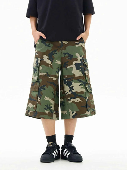 Men's Relaxed Fit Camo Cargo Shorts