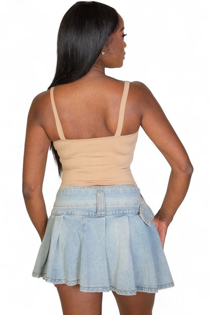 Solid Strap Tank Top   {BT5515}