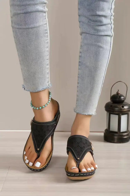 Women's Platform Roman Wedge Sandals