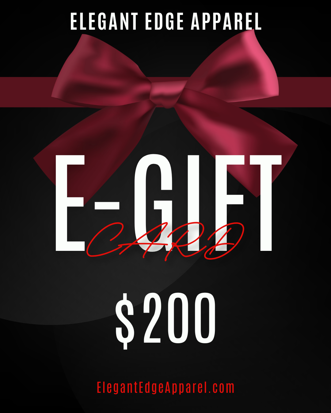 Black/Red Gift Card