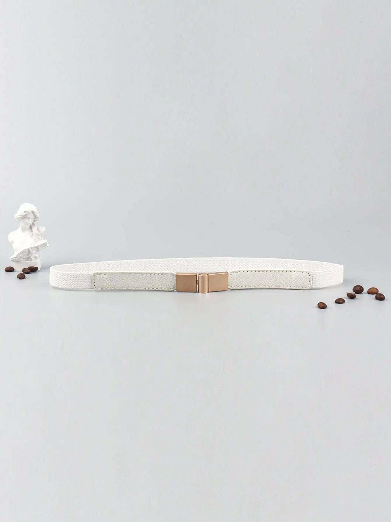 PU Elastic Skinny Belt