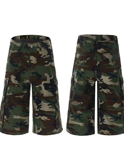 Men's Relaxed Fit Camo Cargo Shorts