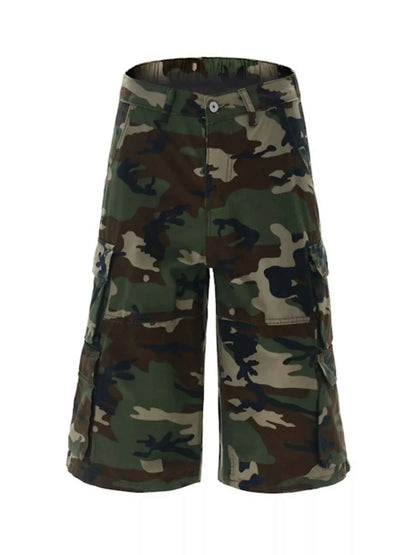 Men's Relaxed Fit Camo Cargo Shorts