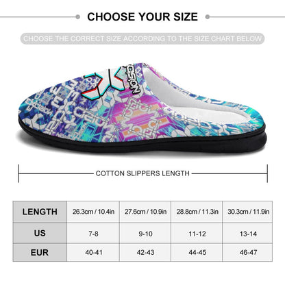Pantuflas de algodón para artistas de EDM, suaves, cómodas, antideslizantes, impermeables y resistentes a los olores. Regalos para festivales de música, para hombre y mujer. Edición limitada.