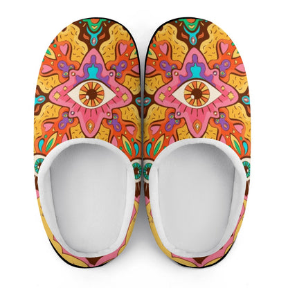 Pantuflas de algodón para artistas de EDM, suaves, cómodas, antideslizantes, impermeables y resistentes a los olores. Regalos para festivales de música, para hombre y mujer. Edición limitada.
