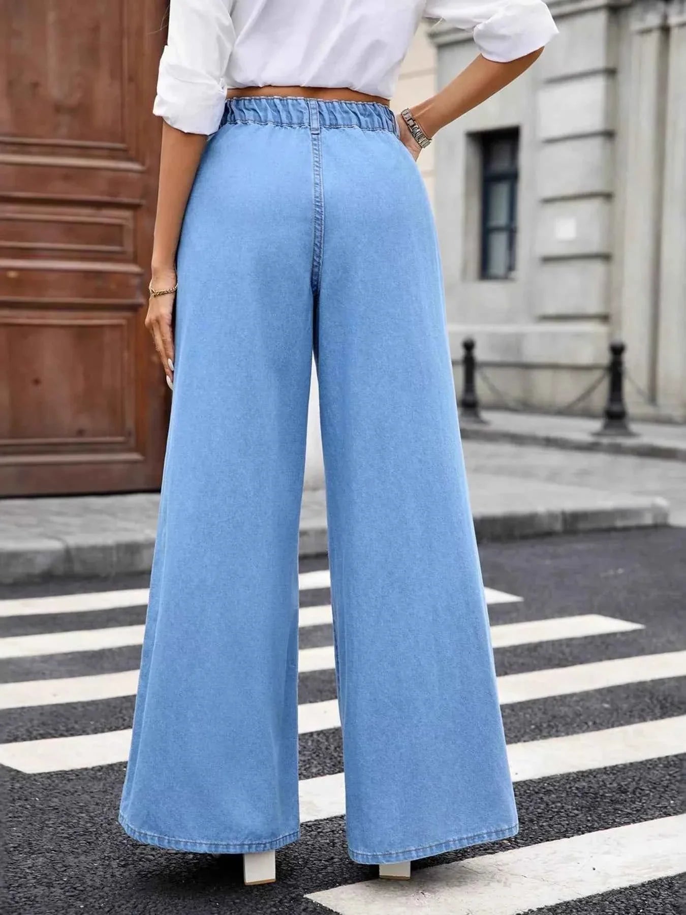 Wide Leg High Waisted Jeans