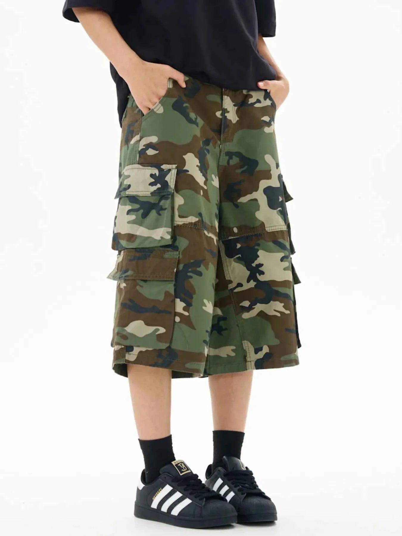 Men's Relaxed Fit Camo Cargo Shorts