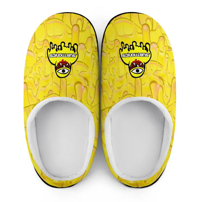 Pantuflas de algodón para artistas de EDM, suaves, cómodas, antideslizantes, impermeables y resistentes a los olores. Regalos para festivales de música, para hombre y mujer. Edición limitada.
