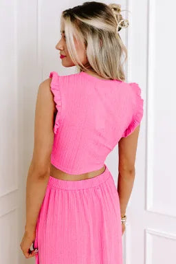 Conjunto de falda rosa Bubblegum Beach Day 