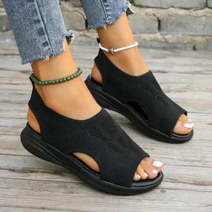 Women’s Orthopedic Mesh Slingback Sport Washable Sandals – Breathable Thick Sole Comfort Shoes