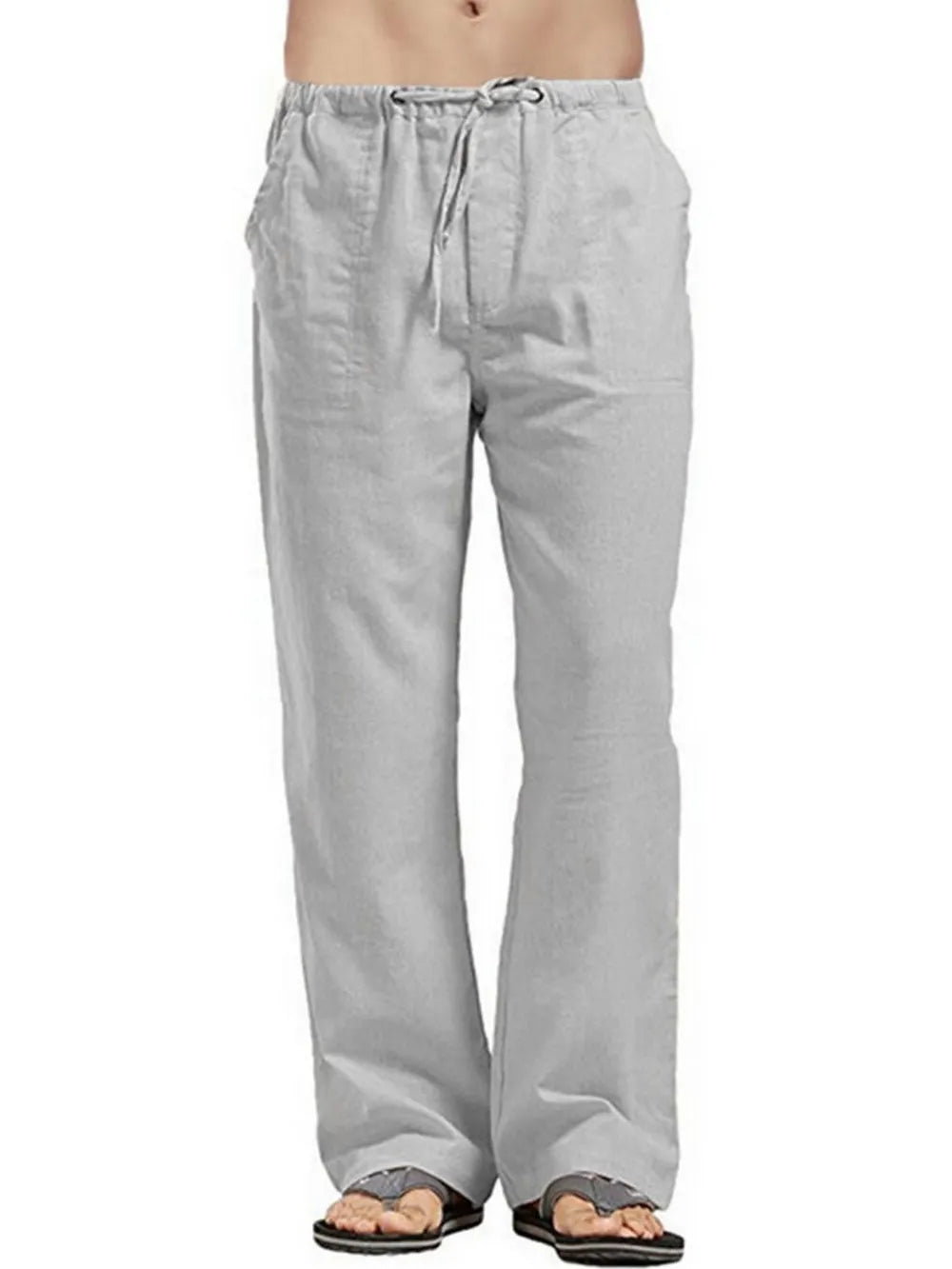 Men's Straight Leg Pants Plus Size