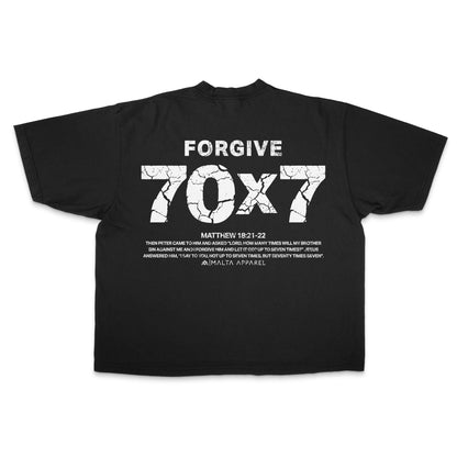 [PRE-ORDER - SHIPS JANUARY 23RD] 70x7 Drop Shoulder Tee (Super Oversized) - Black