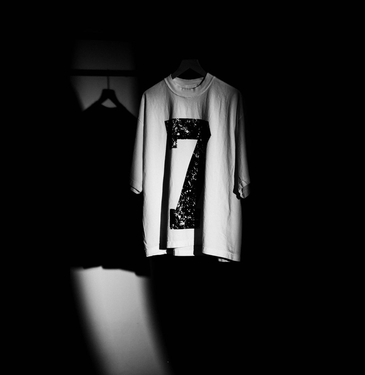 70x7 Drop Shoulder Tee (Super Oversized) - White