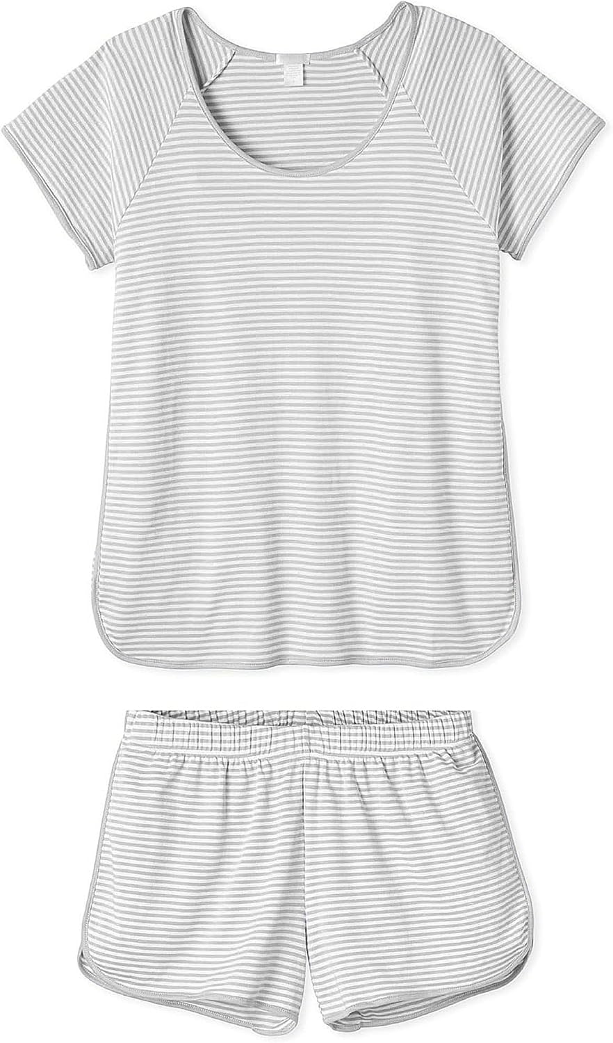 Hilinker 女士性感睡衣套裝，褶皺蕾絲吊帶背心和短褲，夏季可愛睡衣兩件套