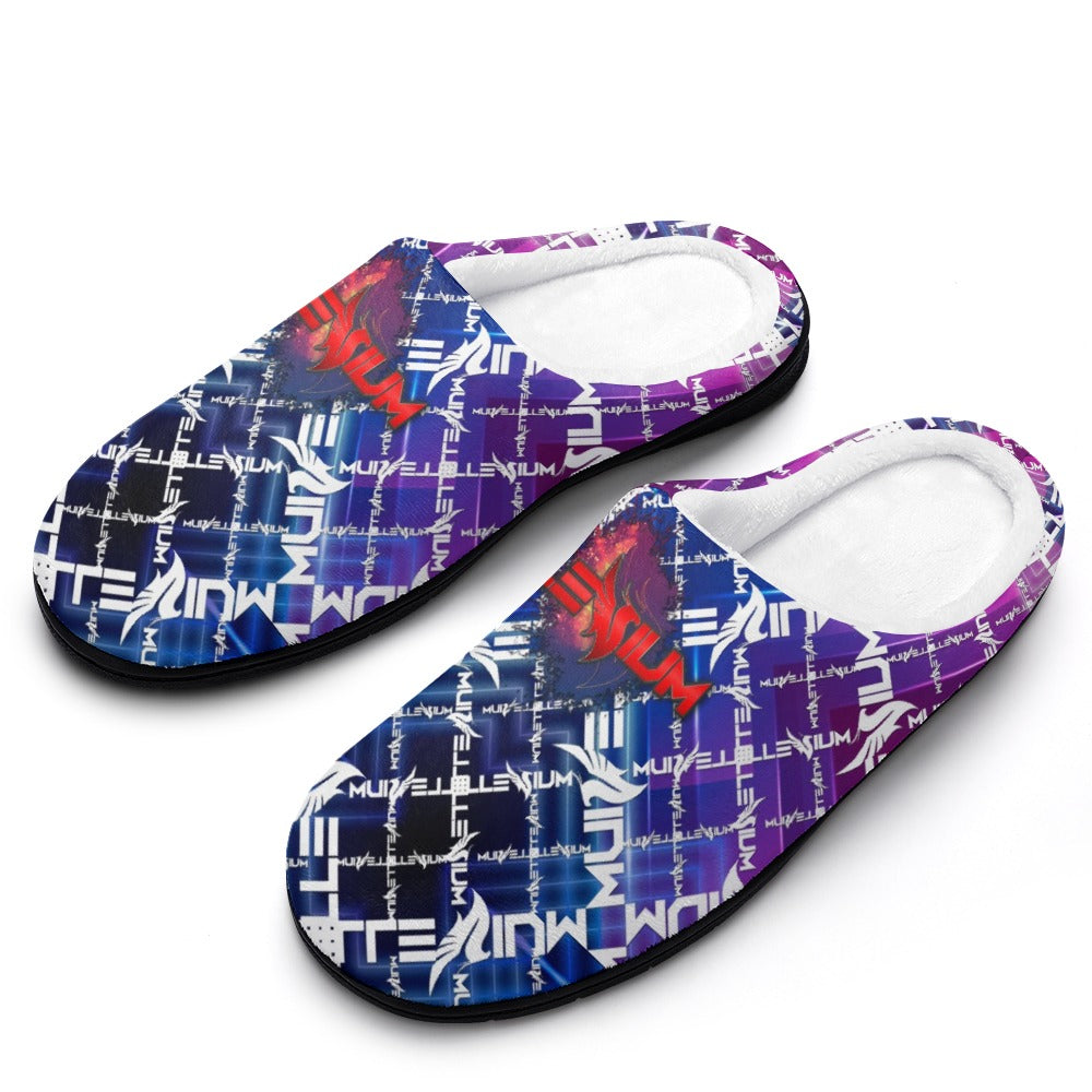 Pantuflas de algodón para artistas de EDM, suaves, cómodas, antideslizantes, impermeables y resistentes a los olores. Regalos para festivales de música, para hombre y mujer. Edición limitada.