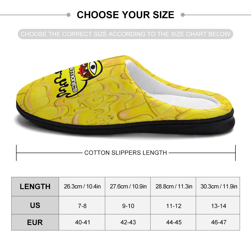 Pantuflas de algodón para artistas de EDM, suaves, cómodas, antideslizantes, impermeables y resistentes a los olores. Regalos para festivales de música, para hombre y mujer. Edición limitada.