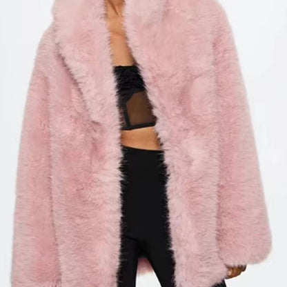 Elegant Sophisticated  Formal Wear V-neck Winter Coat