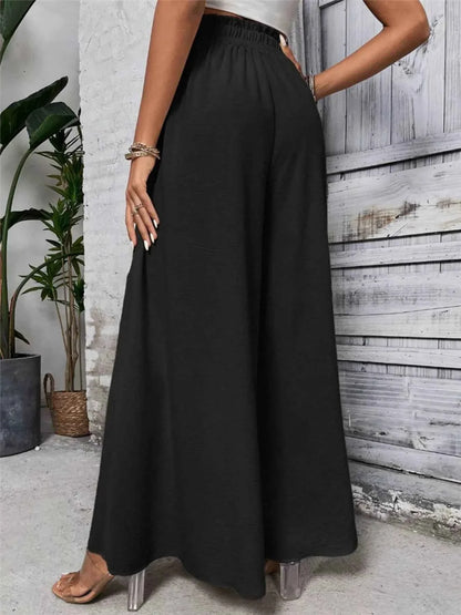Frill Wide Leg Pants