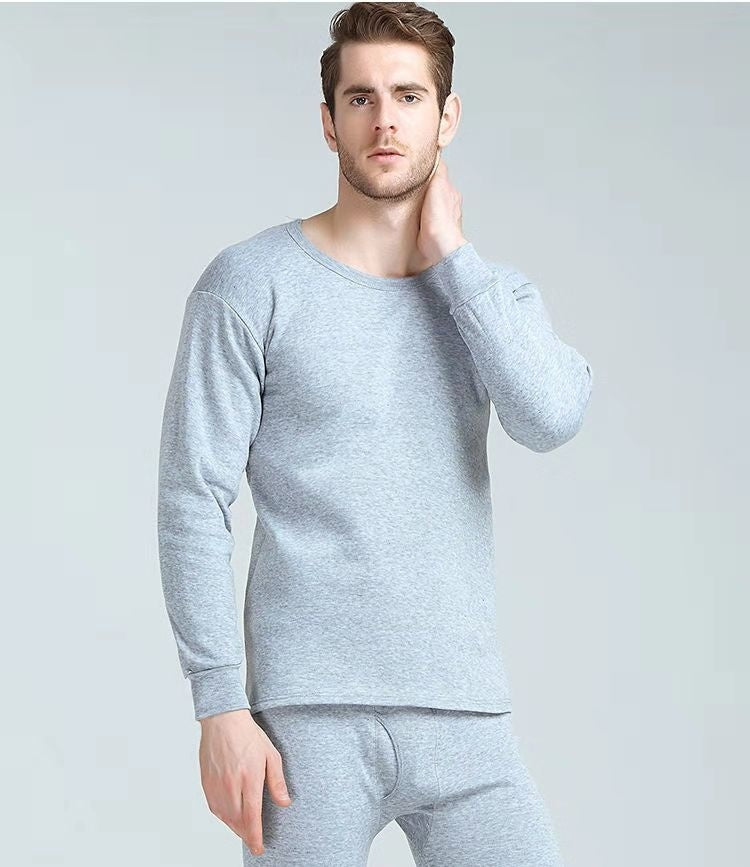Ropa interior térmica para hombre, calzoncillos largos gruesos con forro polar, parte superior e inferior