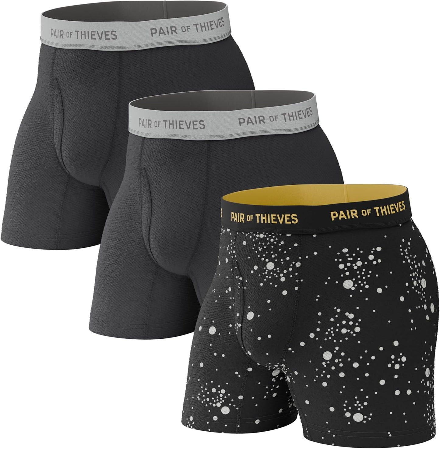 Calzoncillos bóxer Thieves Super Fit para hombre: suaves, transpirables, de secado rápido y elásticos en 4 direcciones (paquete de 2 y 3)