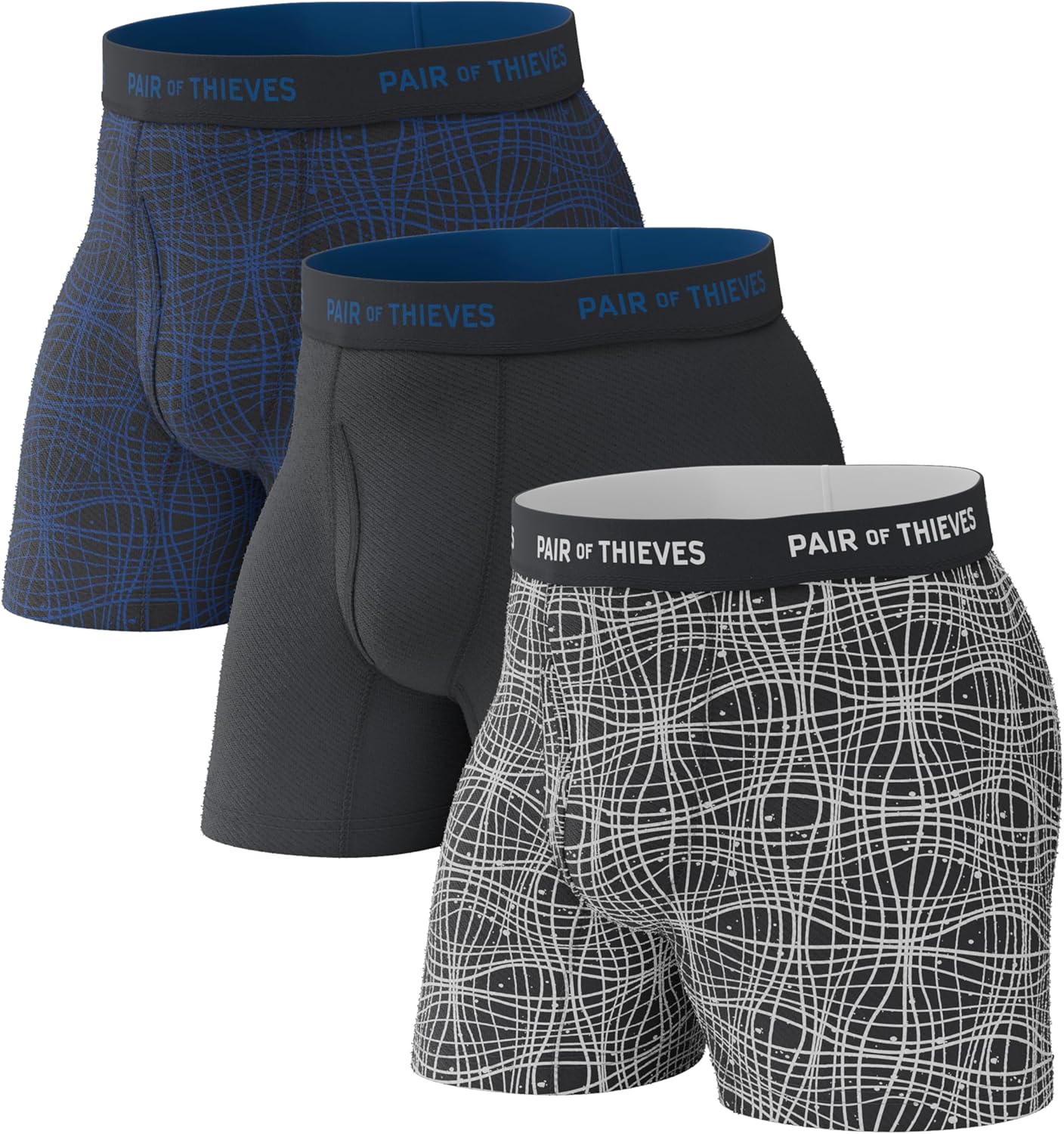 Calzoncillos bóxer Thieves Super Fit para hombre: suaves, transpirables, de secado rápido y elásticos en 4 direcciones (paquete de 2 y 3)