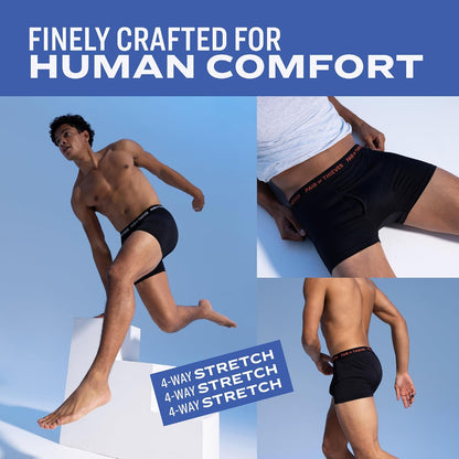 Pair of Thieves 男士平角內褲 - 柔軟純棉男士平角內褲 - 8 條裝 無標籤男士內褲