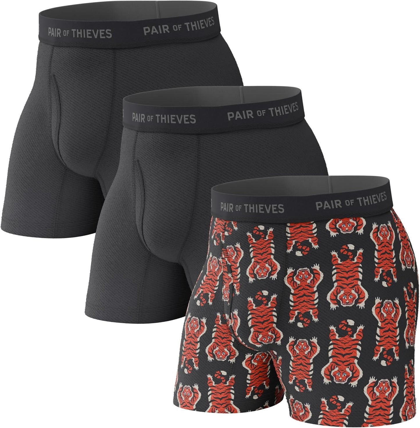 Calzoncillos bóxer Thieves Super Fit para hombre: suaves, transpirables, de secado rápido y elásticos en 4 direcciones (paquete de 2 y 3)