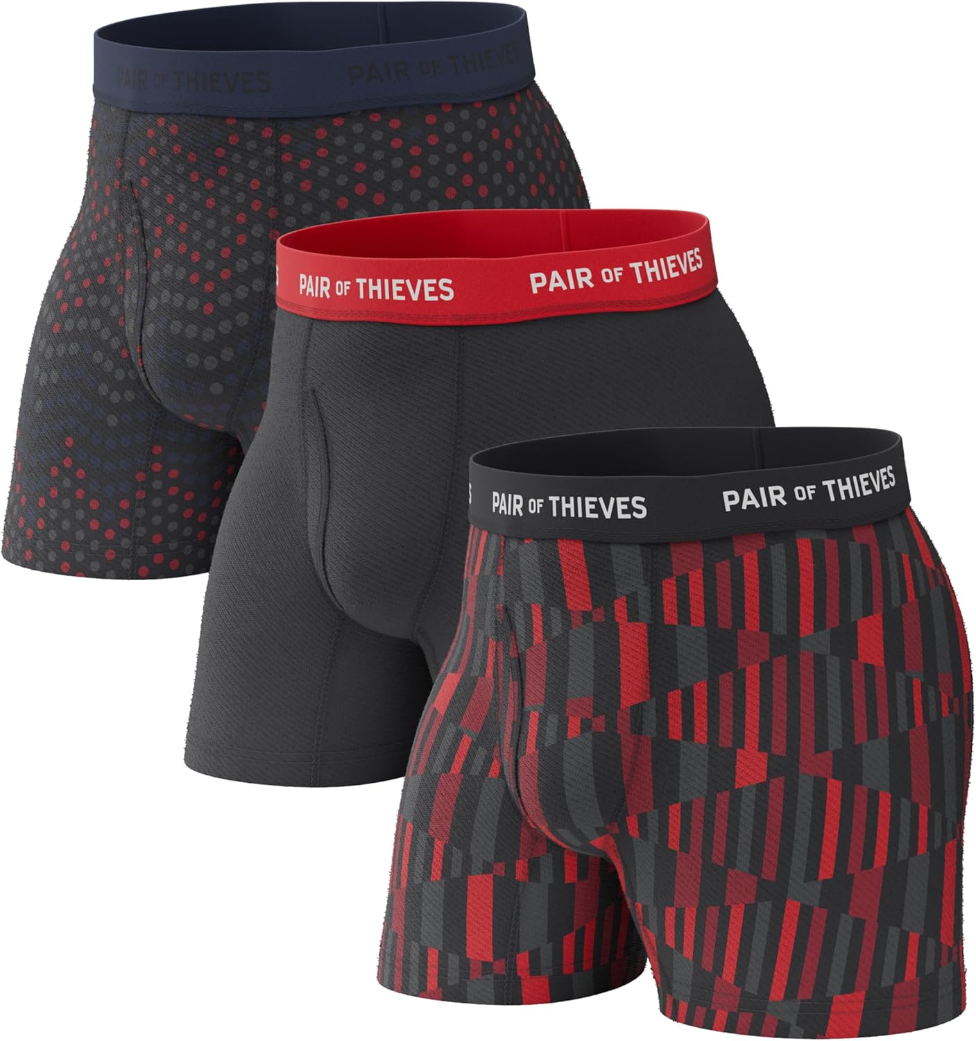 Calzoncillos bóxer Thieves Super Fit para hombre: suaves, transpirables, de secado rápido y elásticos en 4 direcciones (paquete de 2 y 3)