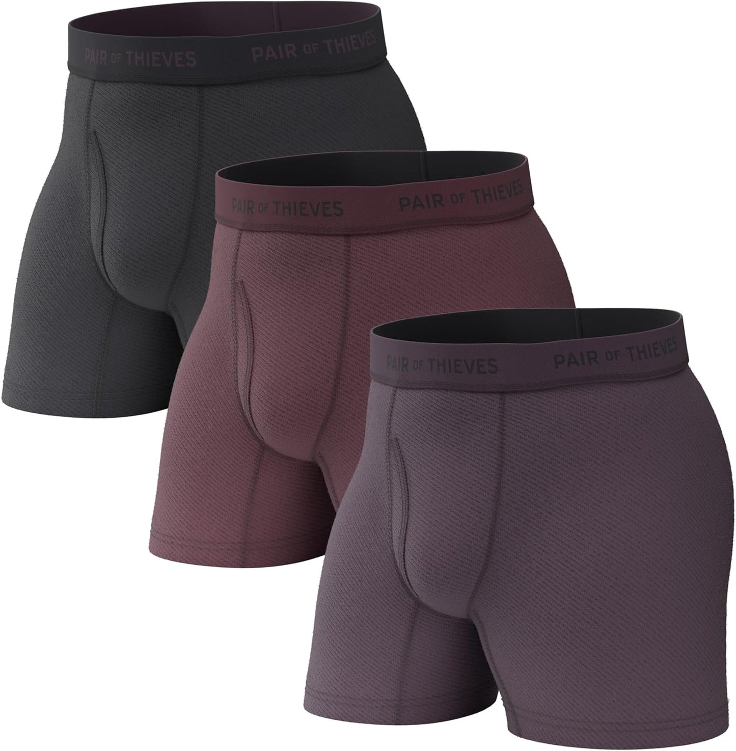 Calzoncillos bóxer Thieves Super Fit para hombre: suaves, transpirables, de secado rápido y elásticos en 4 direcciones (paquete de 2 y 3)