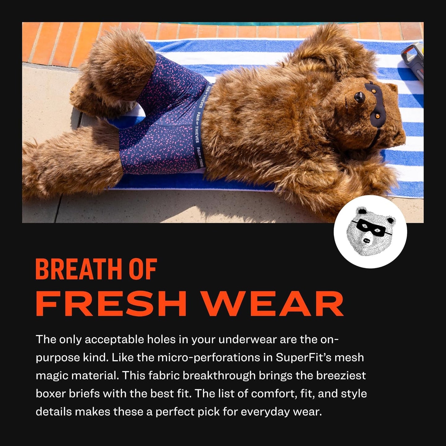 Calzoncillos bóxer Thieves Super Fit para hombre: suaves, transpirables, de secado rápido y elásticos en 4 direcciones (paquete de 2 y 3)