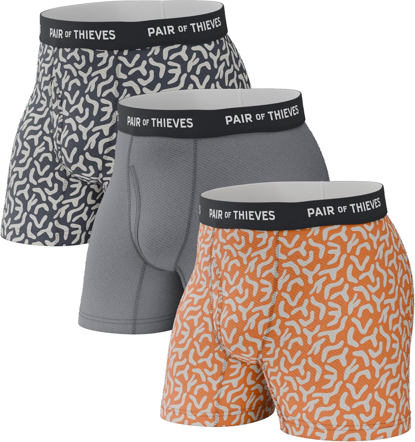 Calzoncillos bóxer Thieves Super Fit para hombre: suaves, transpirables, de secado rápido y elásticos en 4 direcciones (paquete de 2 y 3)