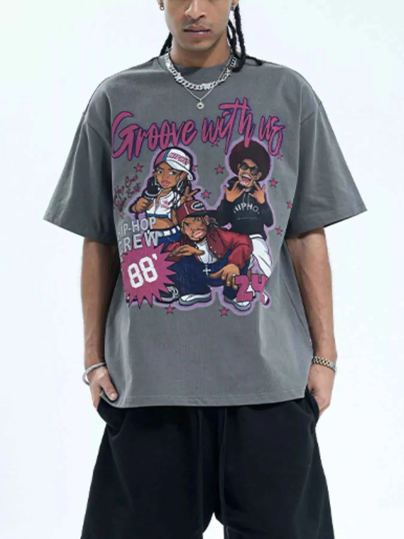 Cool Men's Graphic Tee, Comfy Half Sleeve Shirt for Men