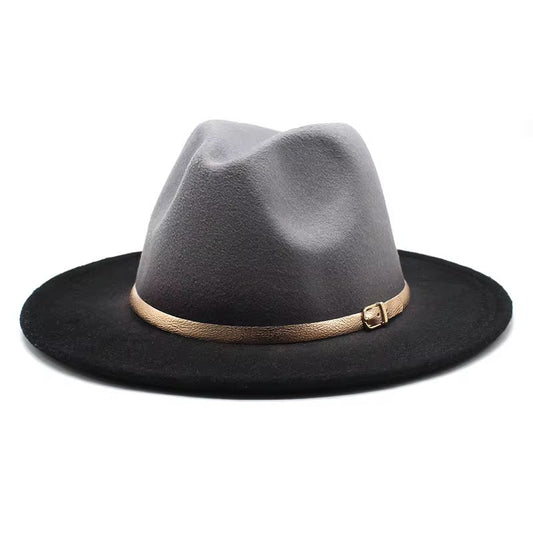Gradient Fedora Hat-Gray