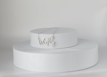 Worthy in Sterling Silver