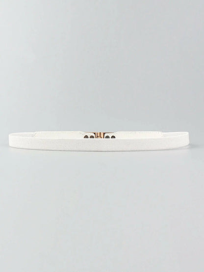 PU Elastic Skinny Belt
