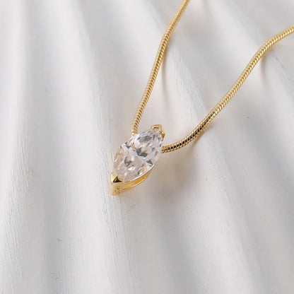 1 Carat Moissanite 925 Sterling Silver Necklace