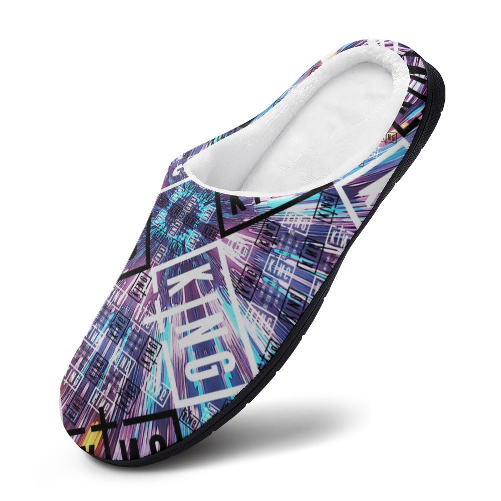 Pantuflas de algodón para artistas de EDM, suaves, cómodas, antideslizantes, impermeables y resistentes a los olores. Regalos para festivales de música, para hombre y mujer. Edición limitada.