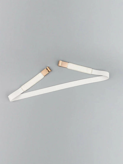 PU Elastic Skinny Belt