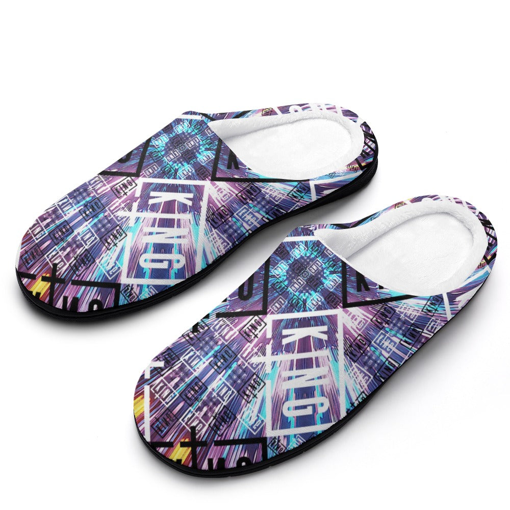 Pantuflas de algodón para artistas de EDM, suaves, cómodas, antideslizantes, impermeables y resistentes a los olores. Regalos para festivales de música, para hombre y mujer. Edición limitada.