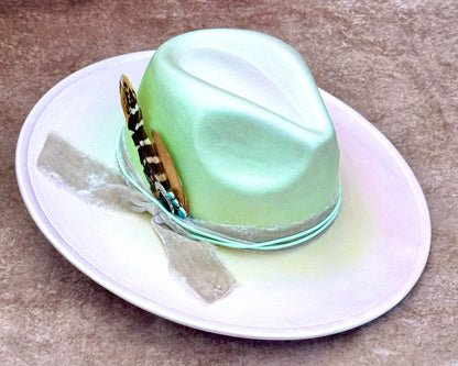 Custom handcrafted Fedora Hat