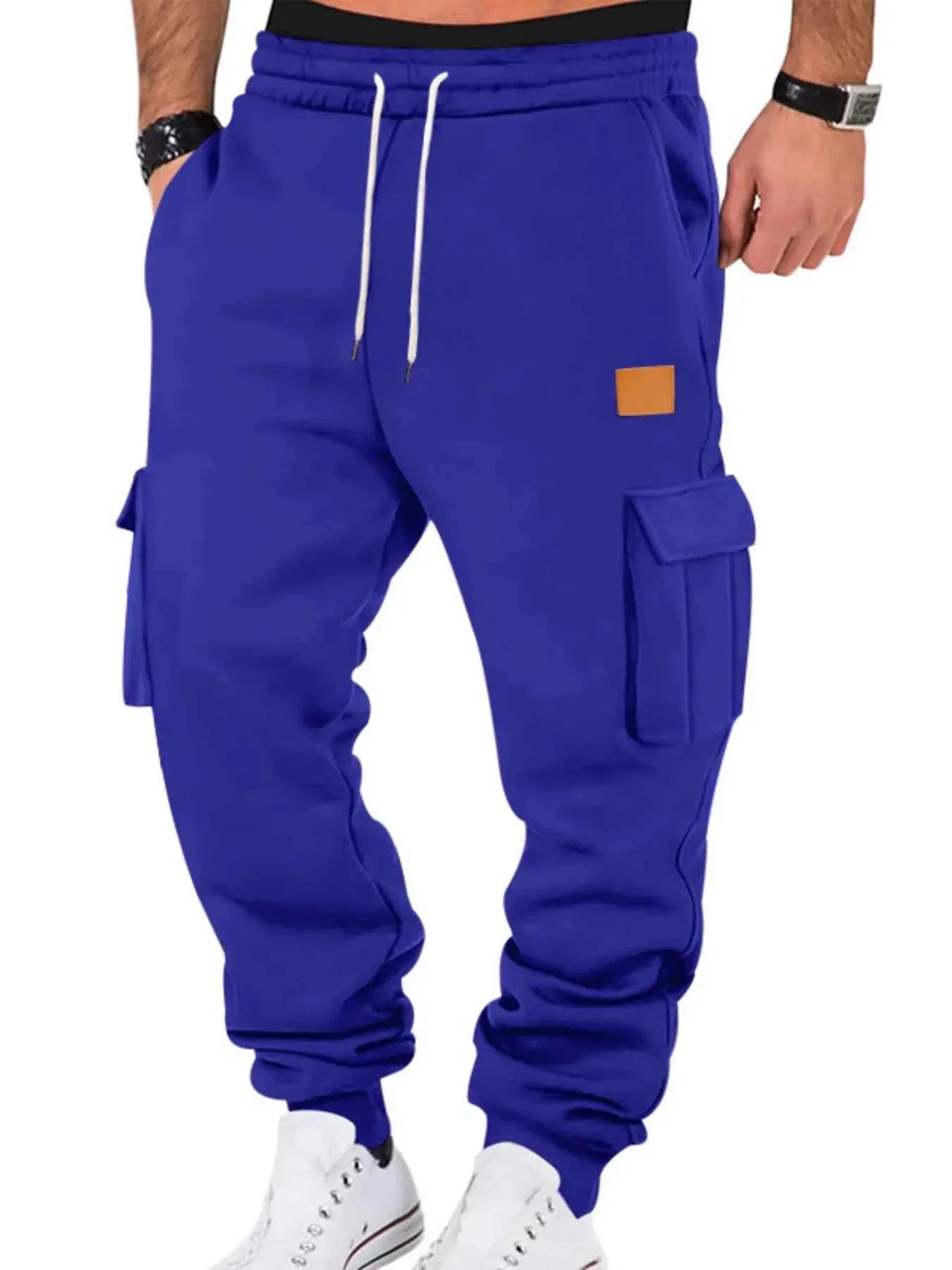 Men's Full Size Drawstring Cargo Jogger Pants Plus Size