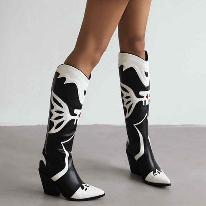 Western Cowboy : Women's Knee High Boots