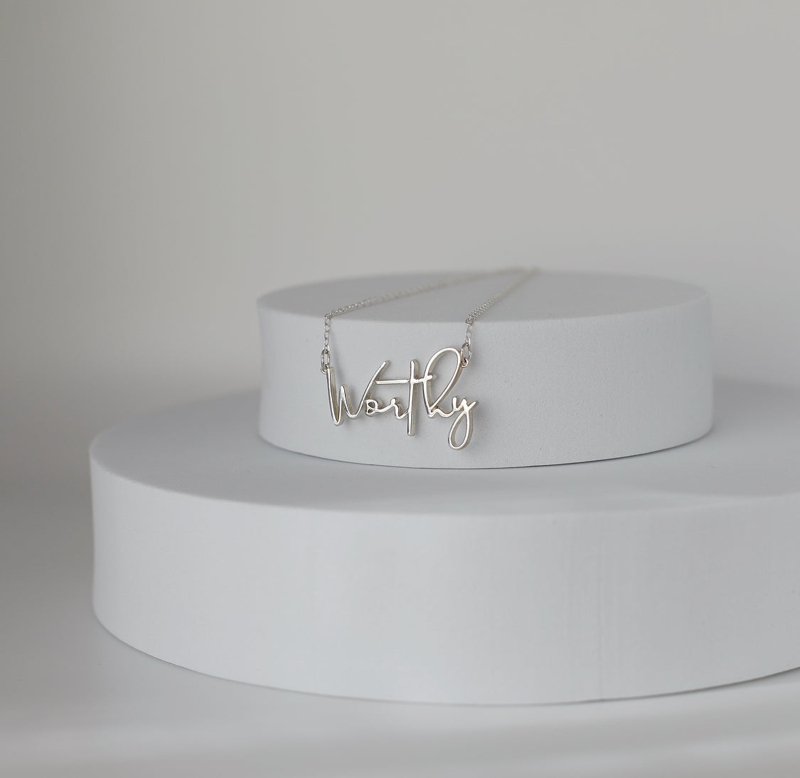 Worthy in Sterling Silver